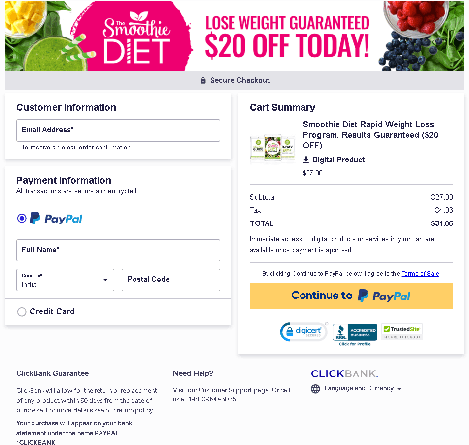 Smoothie Diet